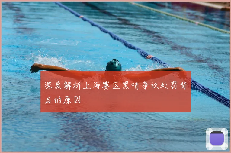 深度解析上海赛区黑哨争议处罚背后的原因